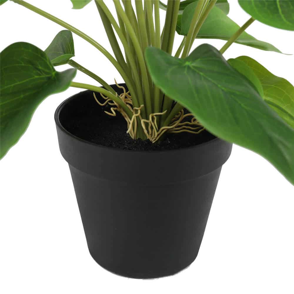 Artificial Flowering White Peace Lily / Calla Lily Plant 50cm