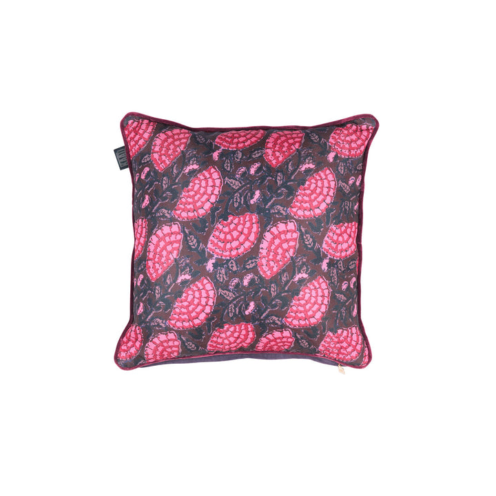 KAAT Amsterdam Ayda Pink Floral Square Filled Cushion 45cm x 45cm