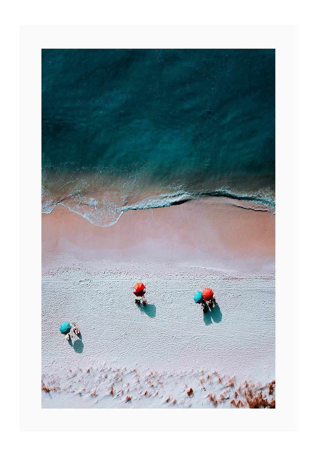 beach framed art print sand ocean photography