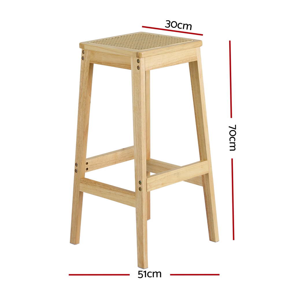 Stylish timber  2x Bar Stools/ Counter Chair