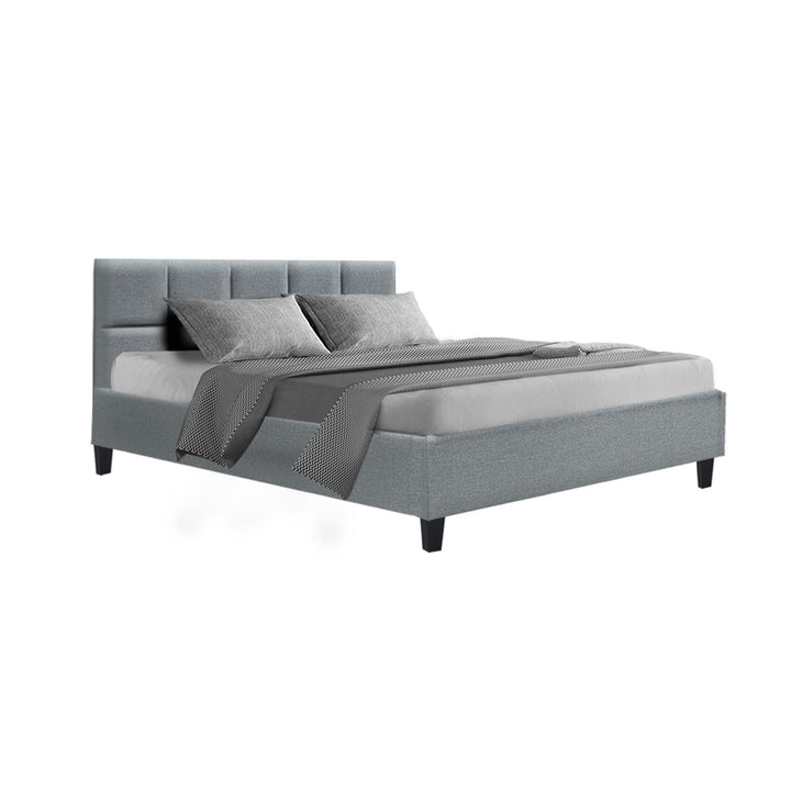 All class- Bed Frame Queen Size Grey TINO