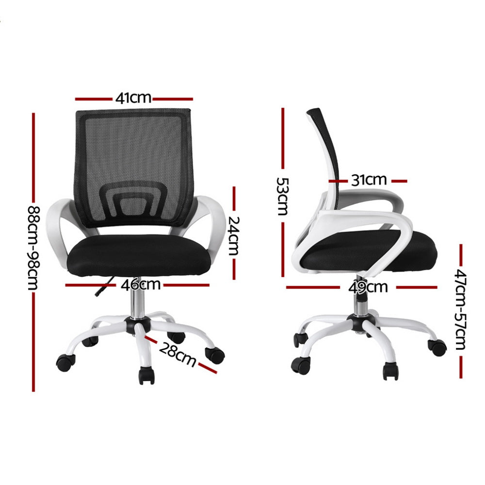 Modern Office Chair Mesh Computer Gaming Desk Chairs Work Study Mid Back