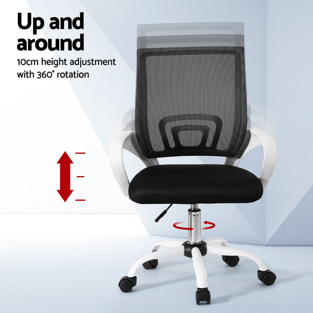 Modern Office Chair Mesh Computer Gaming Desk Chairs Work Study Mid Back