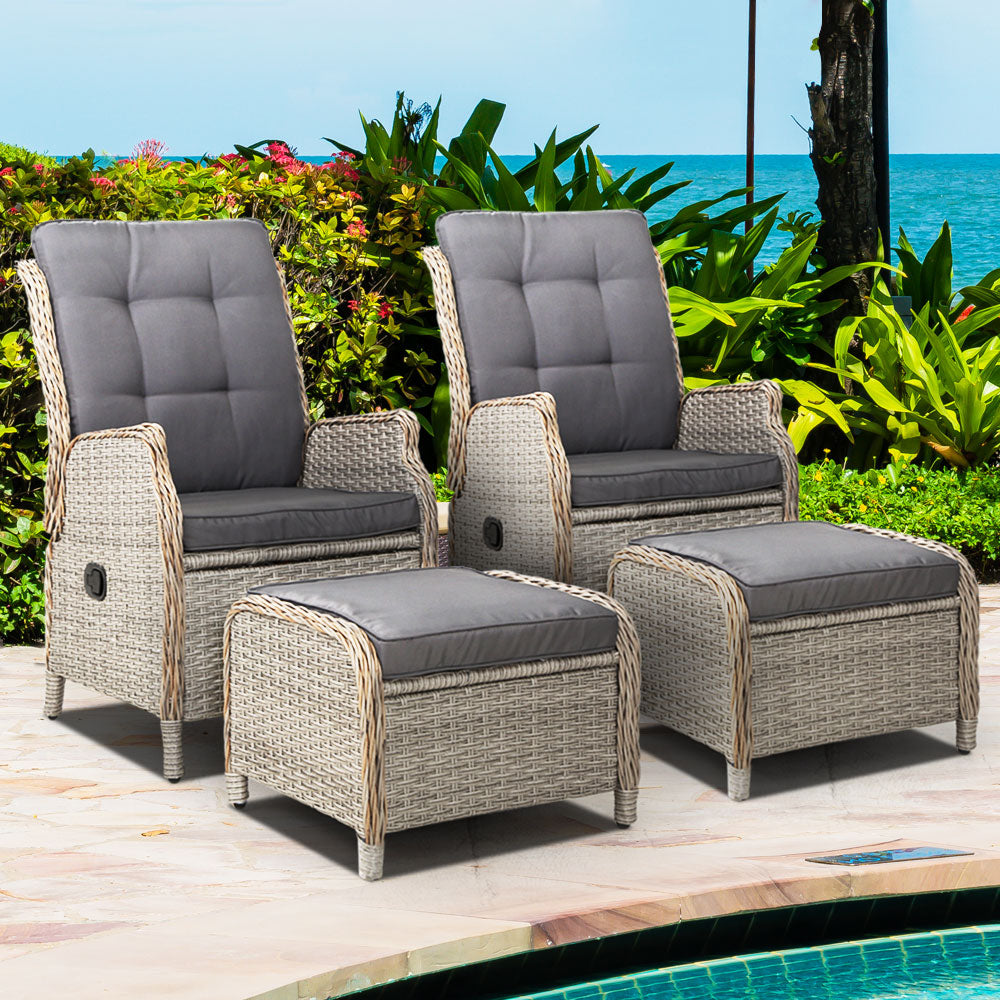 South Yarra Premium Set of 2 Recliner Chairs