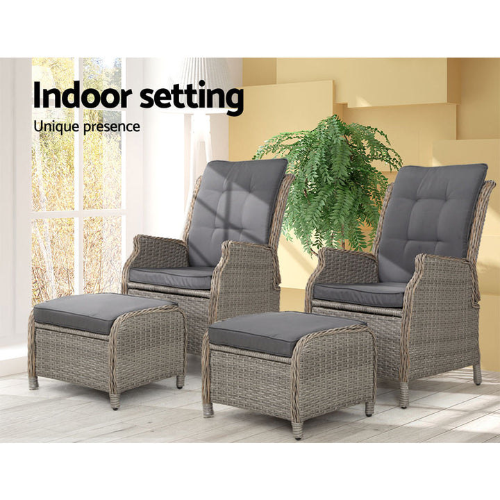South Yarra Premium Set of 2 Recliner Chairs