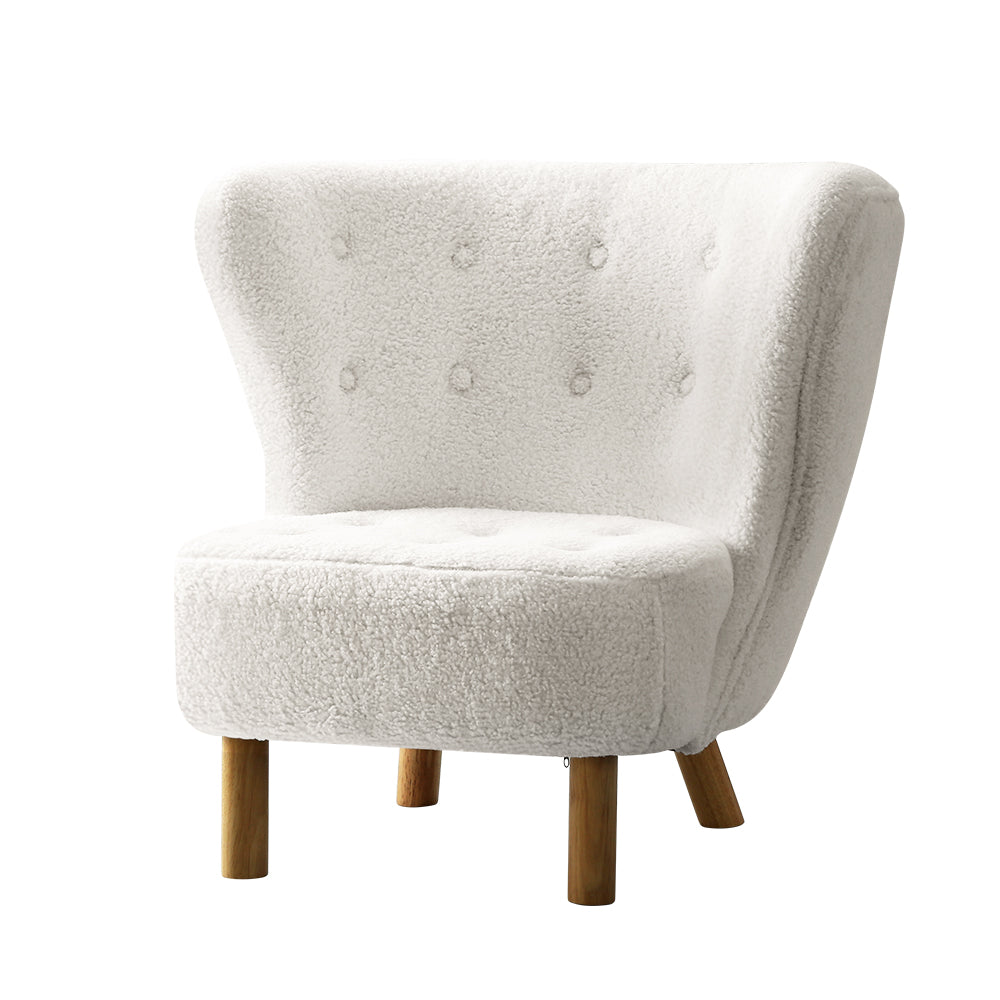 Coastal Charm Armchair Lounge Accent Chair Armchairs Couch Chairs Sofa Bedroom White