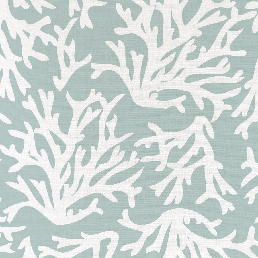 Cushion Cover-With Piping-Coastal Coral Seafoam-60cm x 60cm