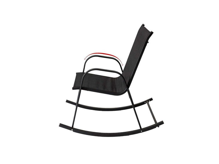 Prahran Luxury Rocking Chair - Black