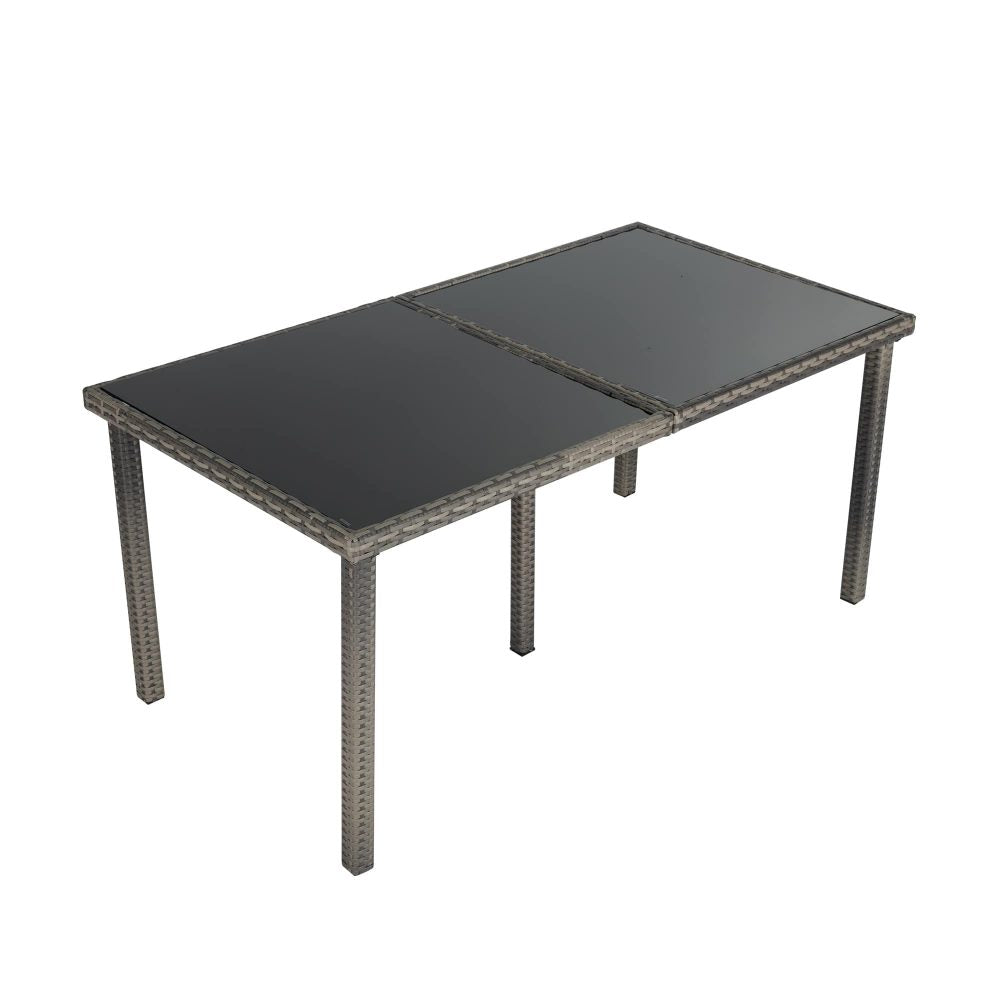 Armadale Luxury Outdoor 6 Seater Dining Set - Grey