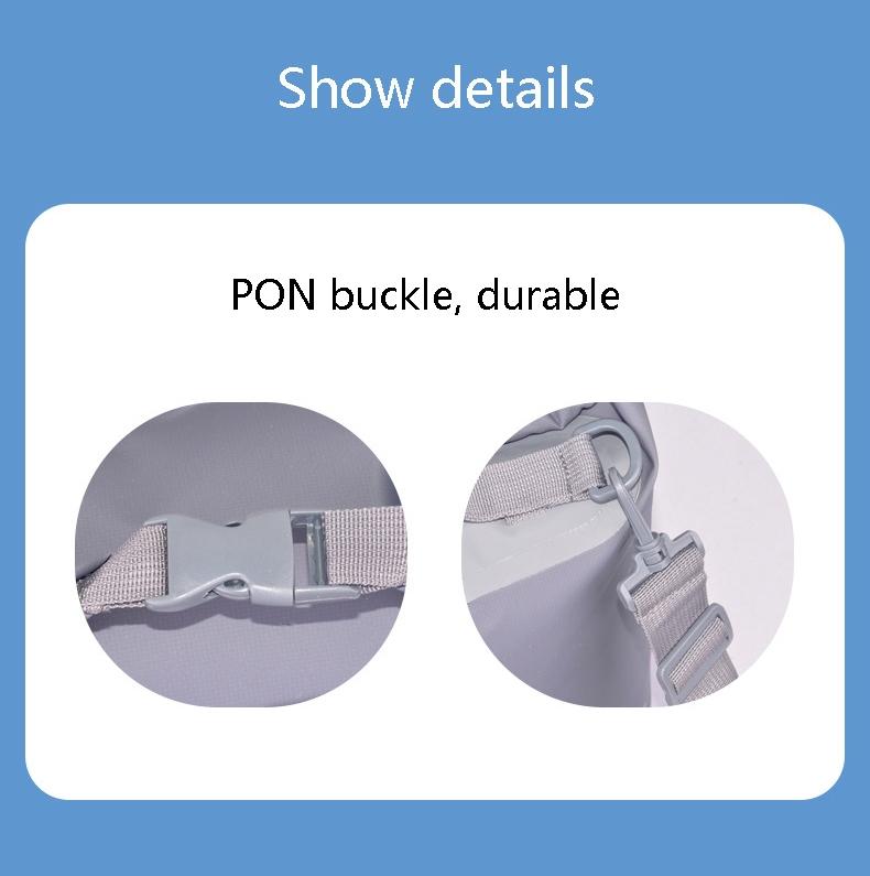 Waterproof Beach Bag For Outdoor Activities Pvc Mesh Cloth Storage Bucket For Swimming Rafting And Seaside Fun - Yellow