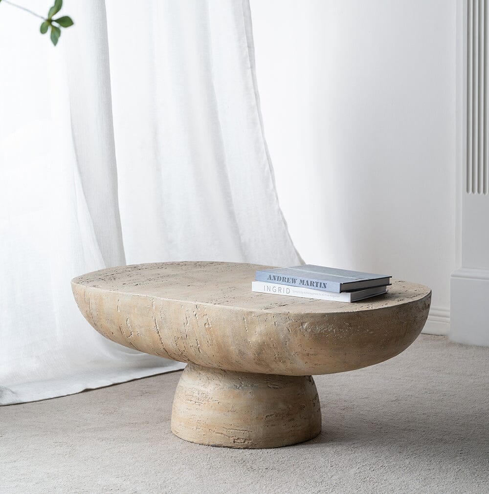 Coastal Charm - Logan Cement Coffee Table
