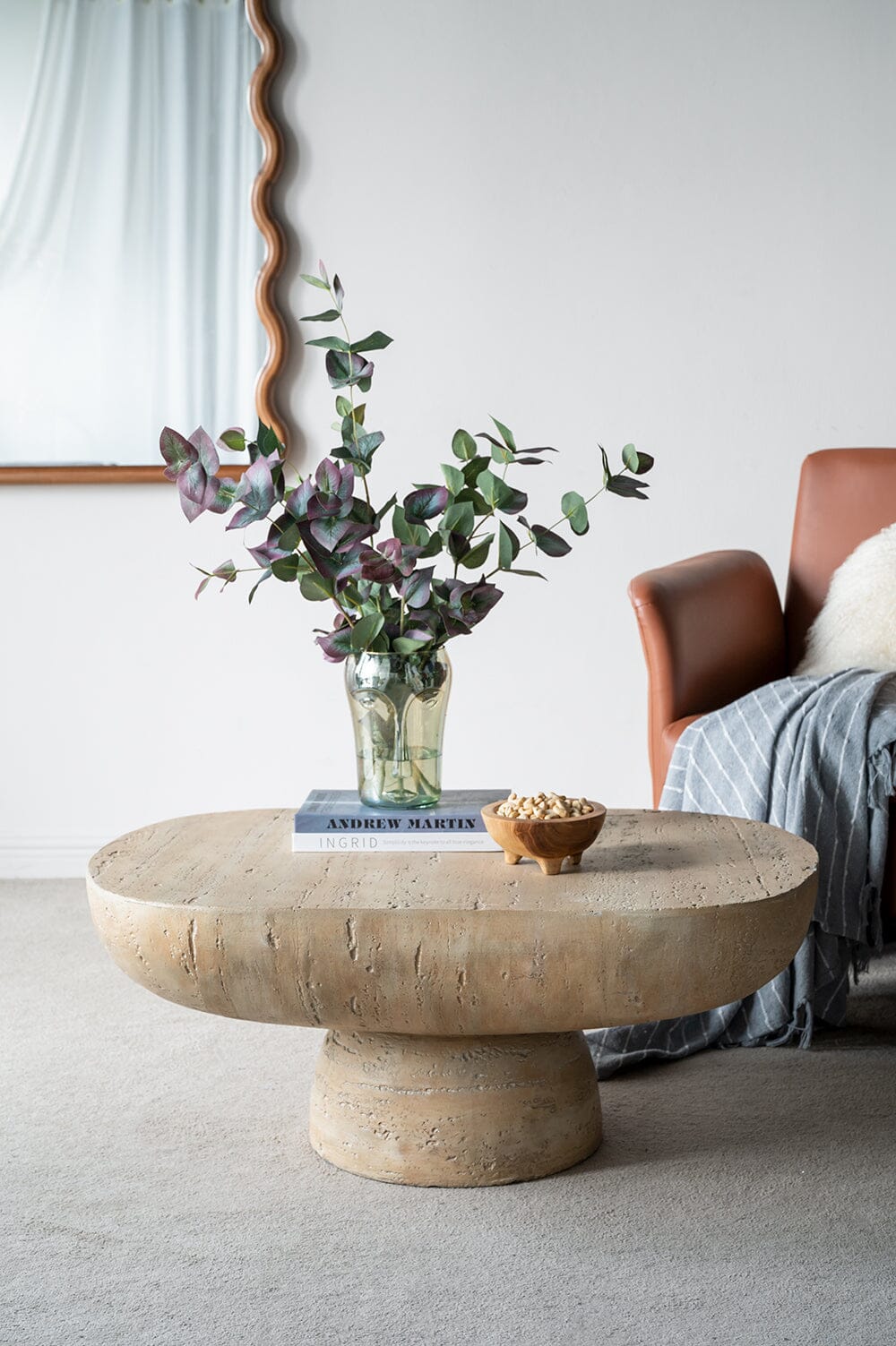 Coastal Charm - Logan Cement Coffee Table