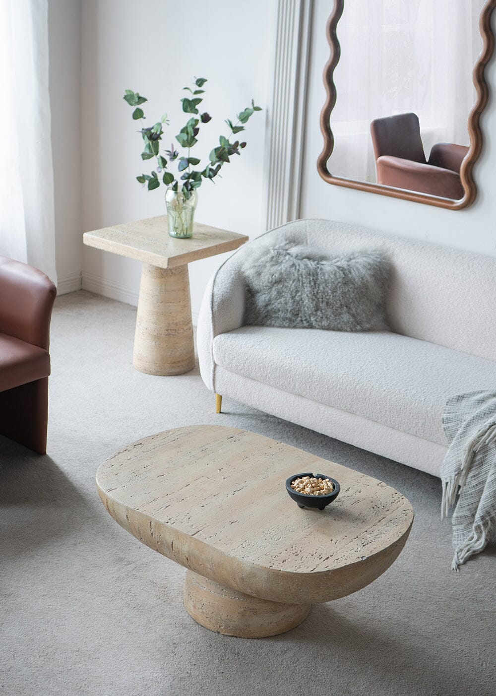 Coastal Charm - Logan Cement Coffee Table