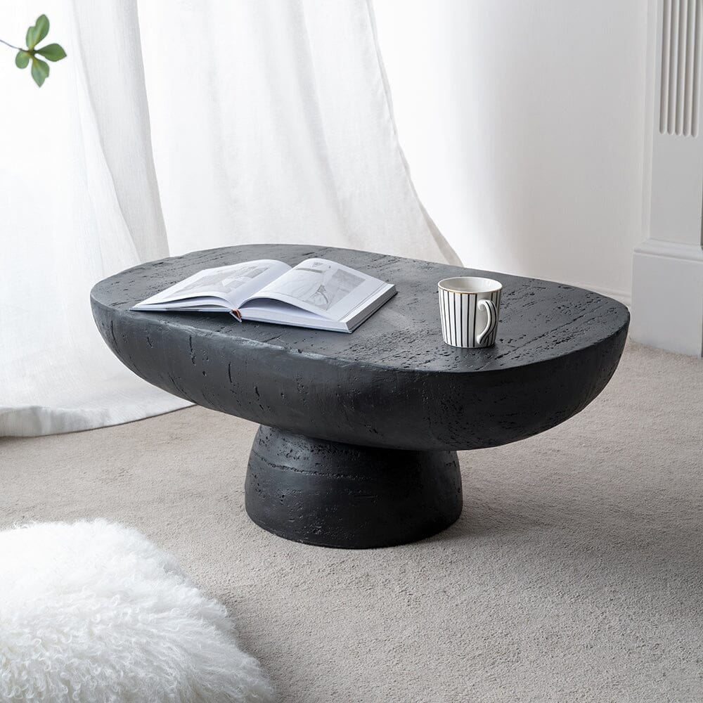 Stunning Black stone coffee table