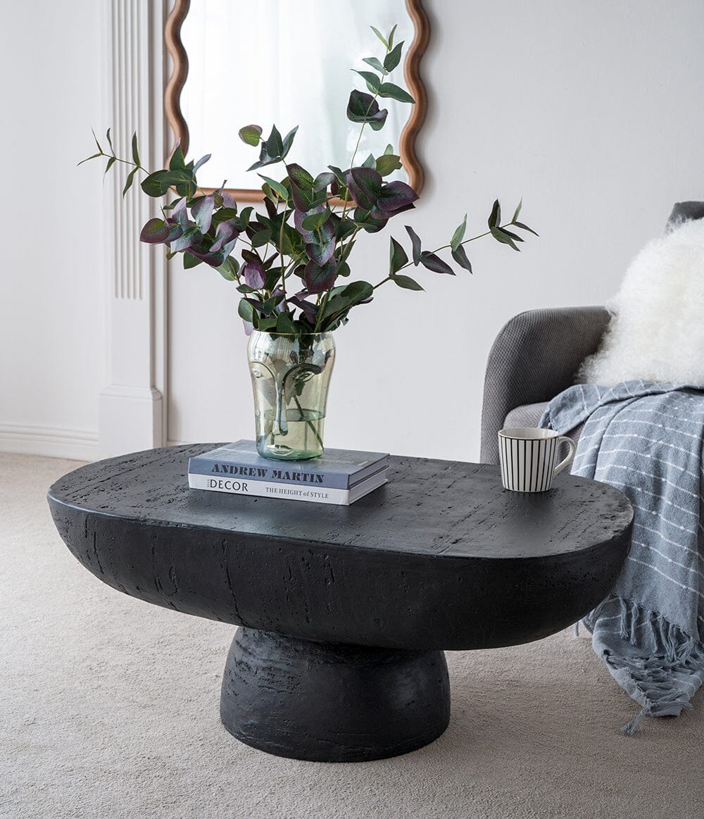 Stunning Black stone coffee table