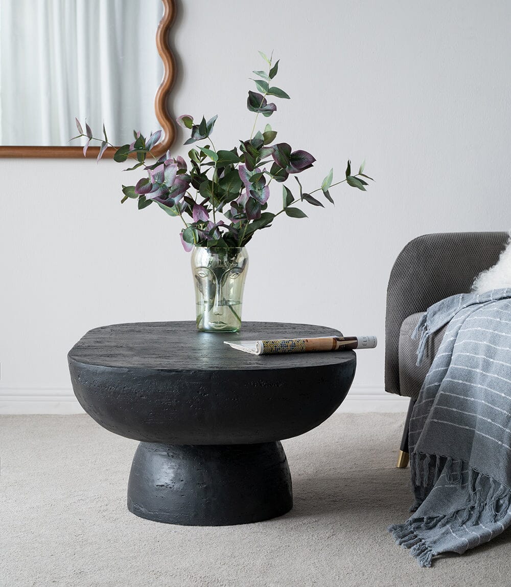 Stunning Black stone coffee table