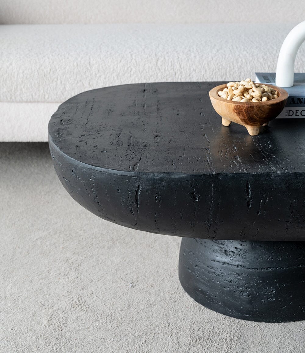 Stunning Black stone coffee table