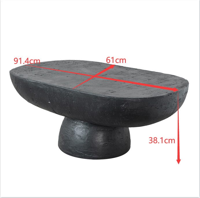 Stunning Black stone coffee table
