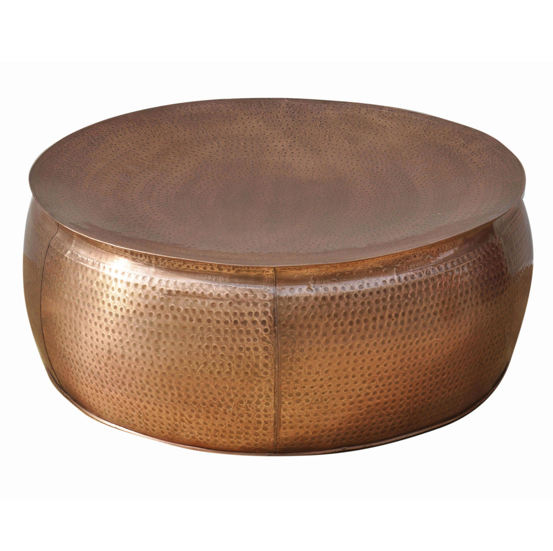 BRONZE LOOK HAMMERED COFFEE TABLE